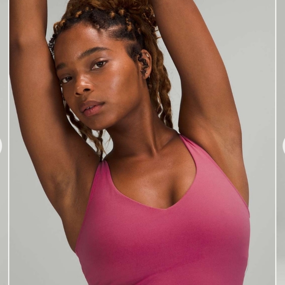 Lululemon Align Waist-Length Tank Top Pink Lychee - Picture 3 of 8
